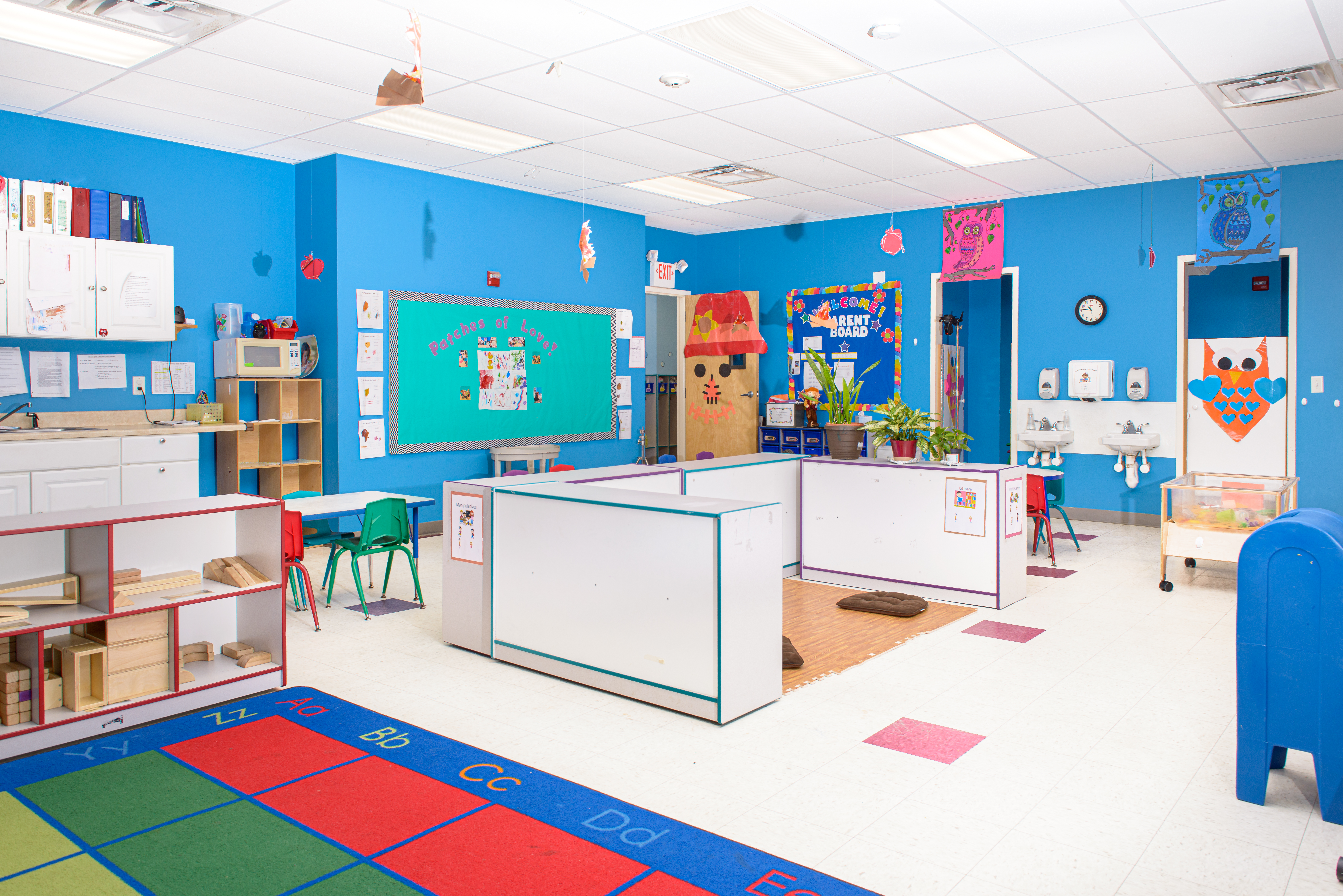 Children engaged in educational activities